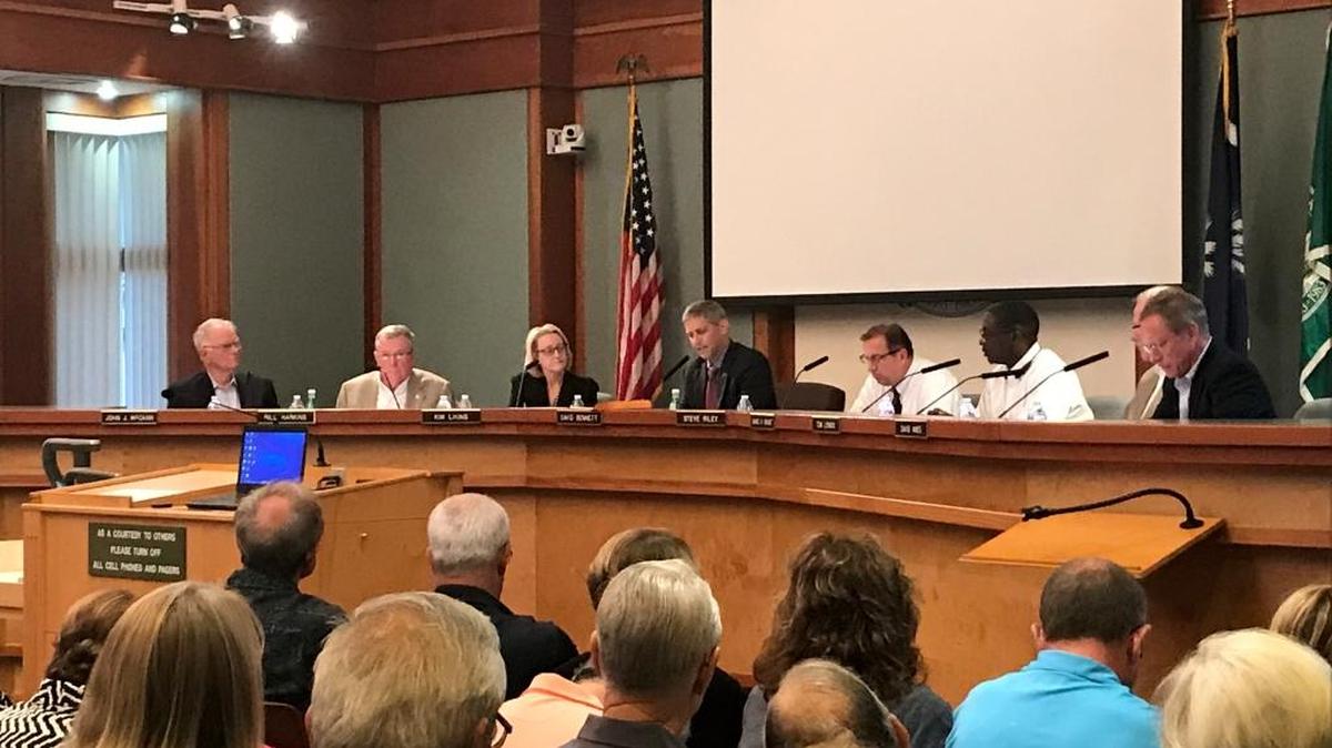 Town Council as seen on Oct. 3, 2017.