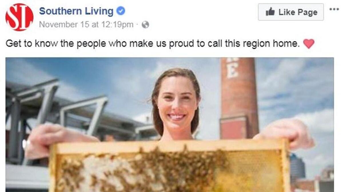 A screen grab from the Southern Living Magazine Facebook page.