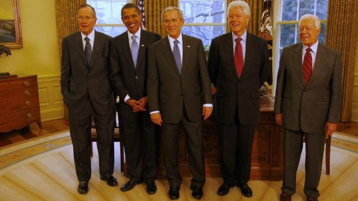 Former U.S. Presidents George H.W. Bush, Barack Obama, George W. Bush, Bill Clinton and Jimmy Carter will serve as honorary directors for the foundation of the National Medal of Honor Museum, planned for South Carolina.