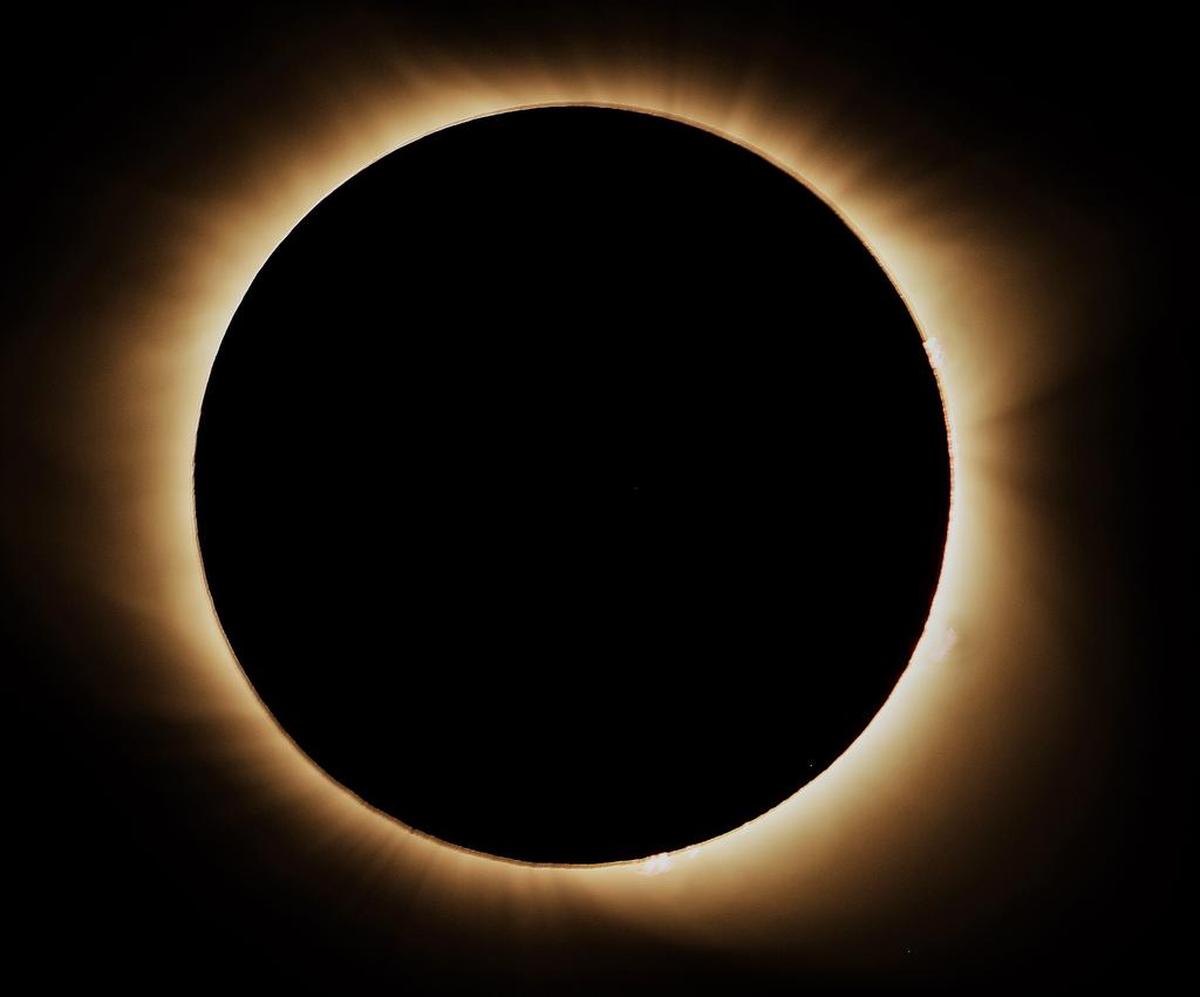 Sun City Hilton Head resident Sophia Schade took these photos during the eclipse on Monday. Schade, along with 57 other Sun City residents, took a bus to Santee, SC to watch the eclipse unfold.