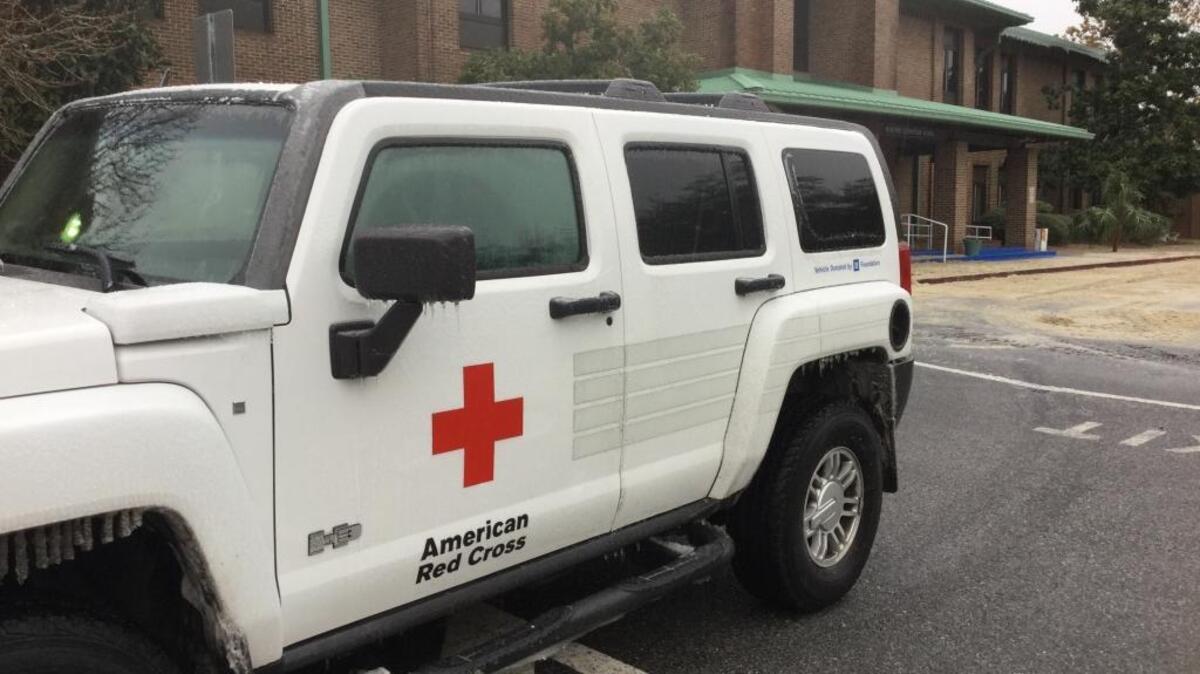 The American Red Cross emergency shelter at Beaufort Elementary School in downtown Beaufort closed on Thursday.