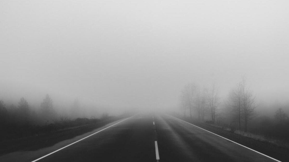 Fog can cause hazardous driving conditions.