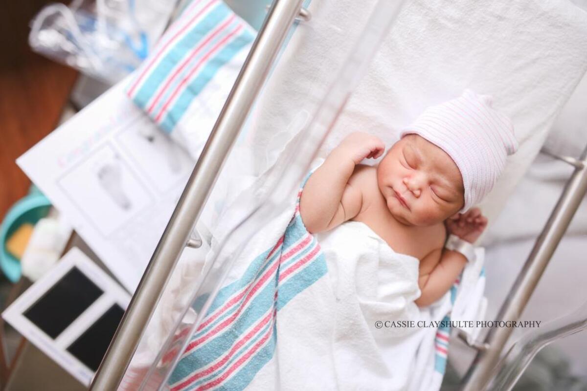 Presley Jade Simplis-Paige at Coastal Carolina Hospital on Sept. 13, 2017.