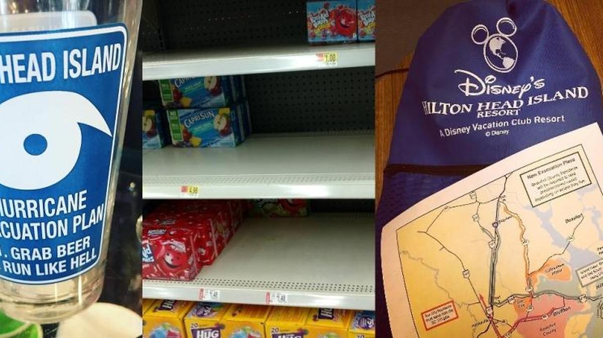 Lowcountry locals and tourists are sharing their experiences through social media as Hurricane Irma threatens the United States.