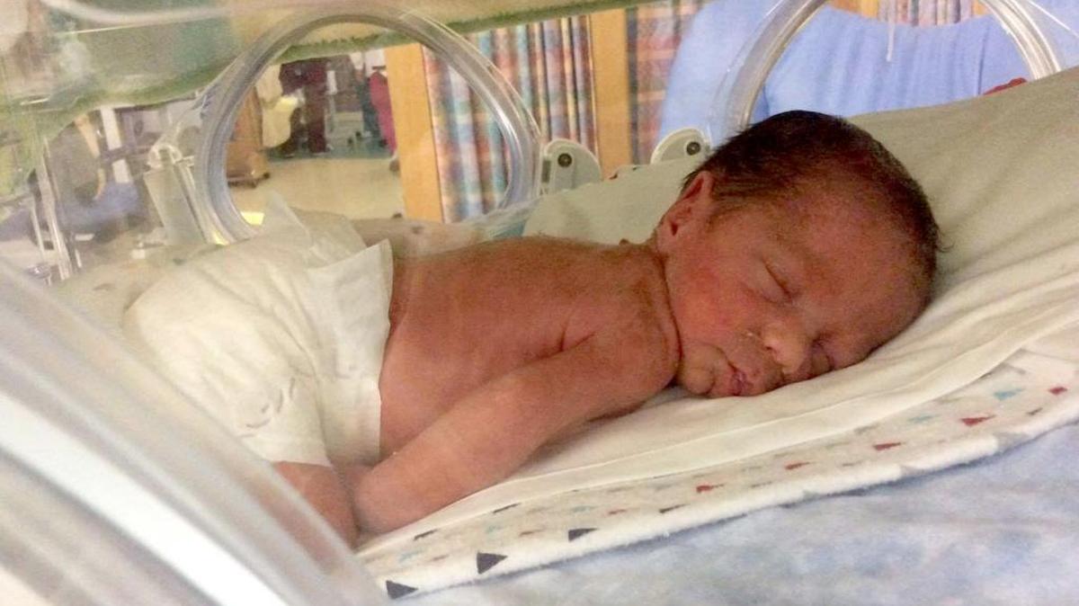 Pictured is Donald Anton, son of Chelsea and Todd Weatherford, a Burton Fire District firefighter, and who was born two months premature and just hours before Hurricane Matthew came through the Lowcountry.