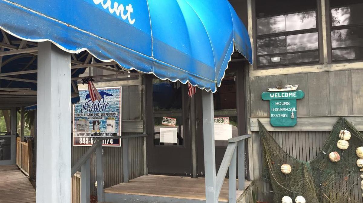 Shrimp Shack on St. Helena Island was closed Saturday as barrier islands evacuated ahead of Hurricane Irma.