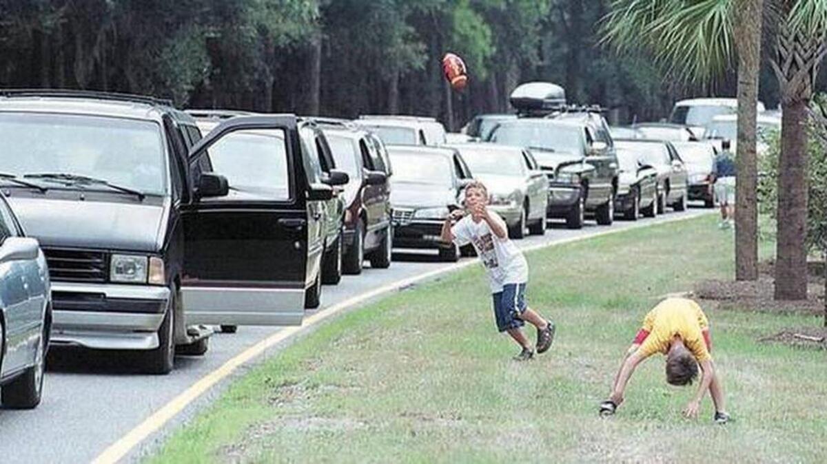 Beaufort County evacuates for Hurricane Floyd in 1999.