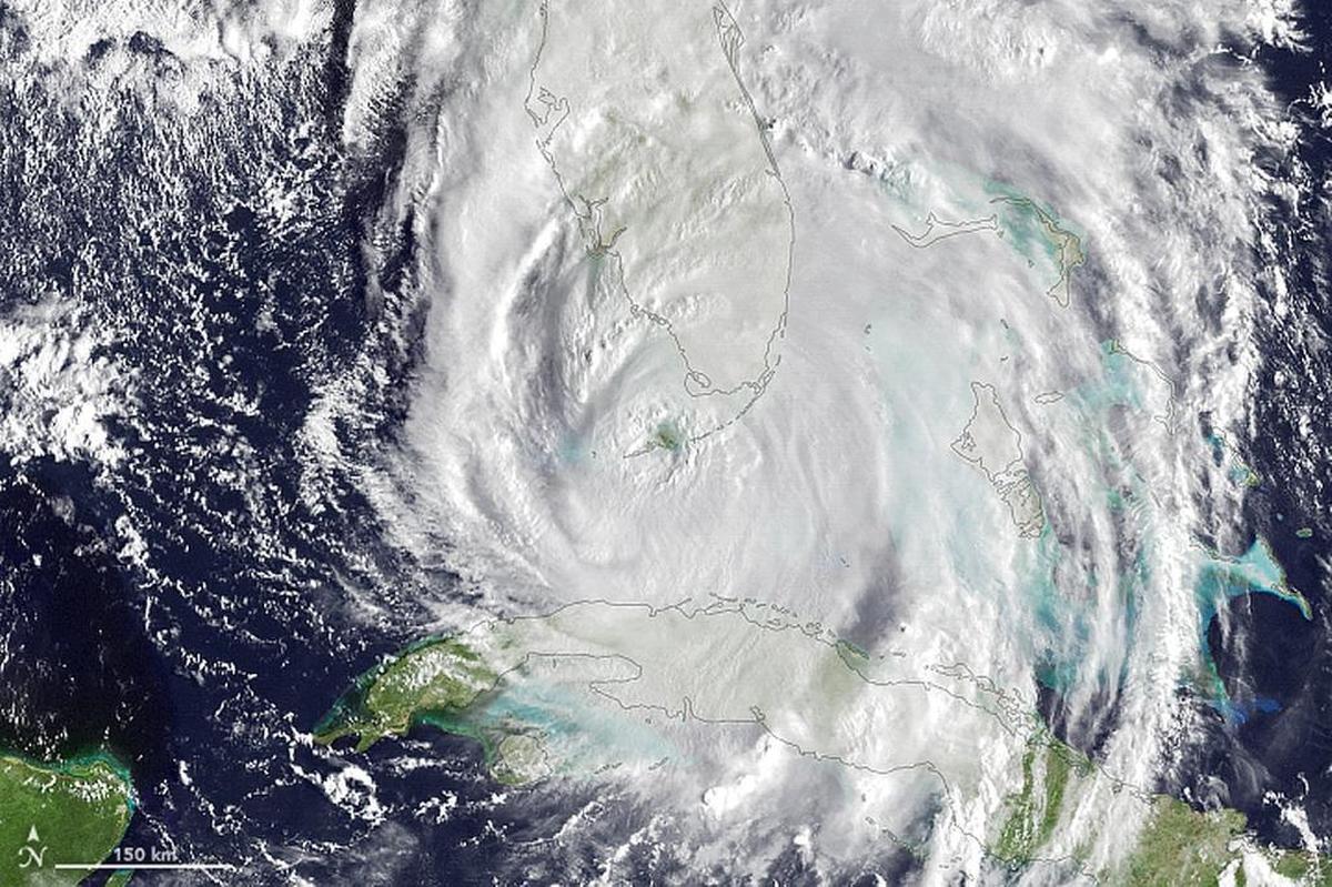 Hurricane Irma approaches Florida on Sept. 10.
