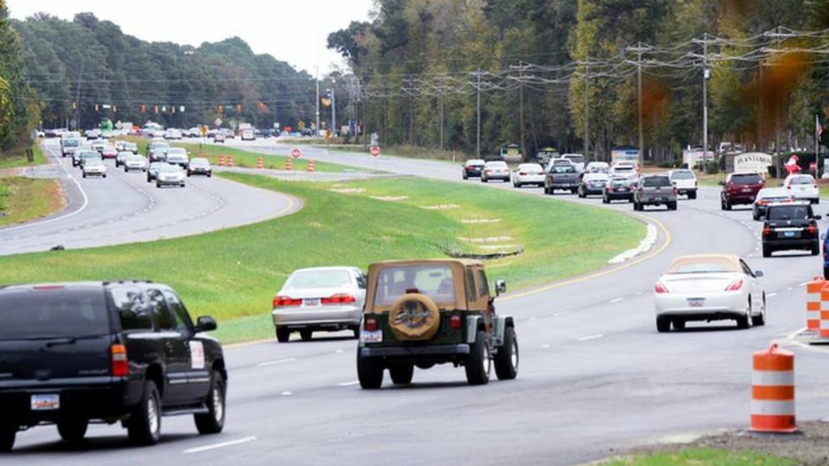 Traffic on U.S. 278.