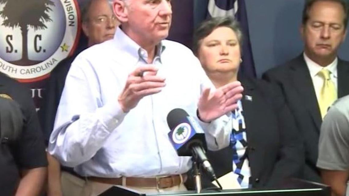 South Carolina Gov. Henry McMaster will hold a press conference on Hurricane Irma at 2 p.m. Friday.