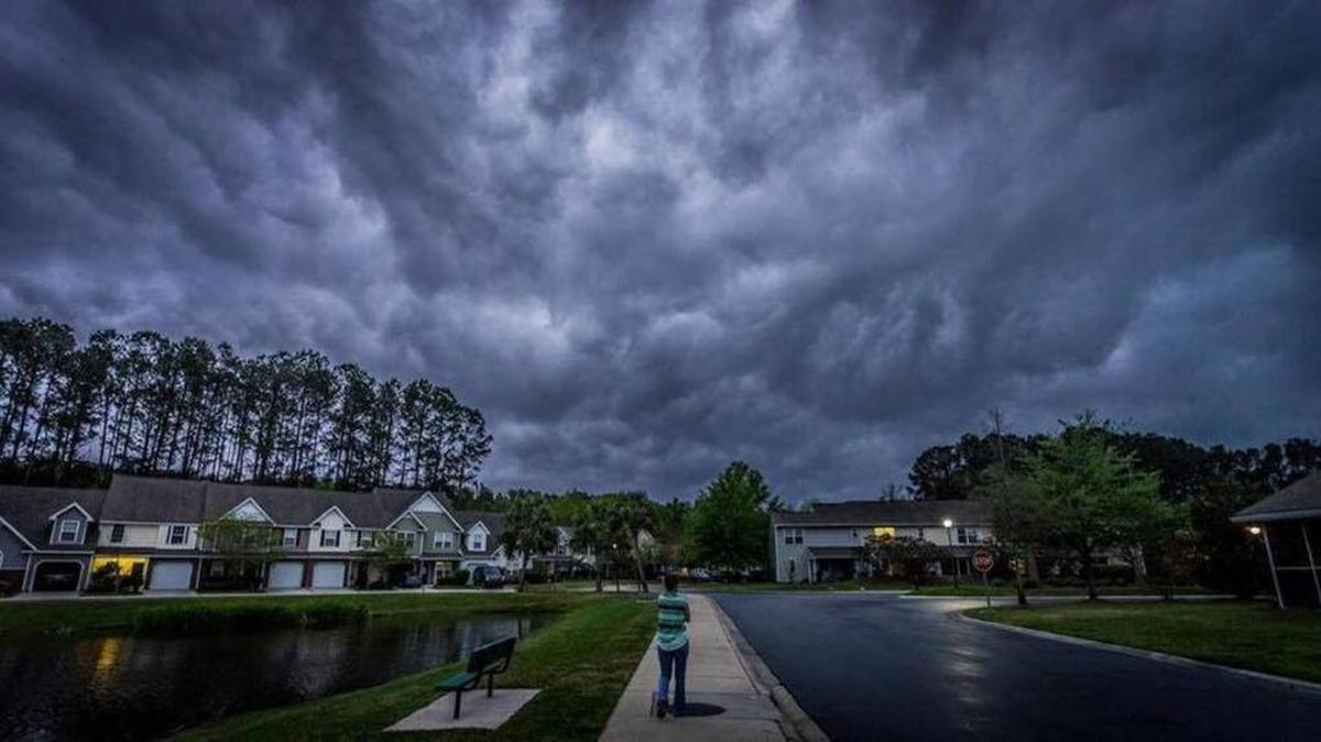 This photo was taken during a strong thunderstorm in Beaufort County on April 5, 2017. On March 16, 2026, a severe thunderstorm system was making its way across South Carolina and Georgia.