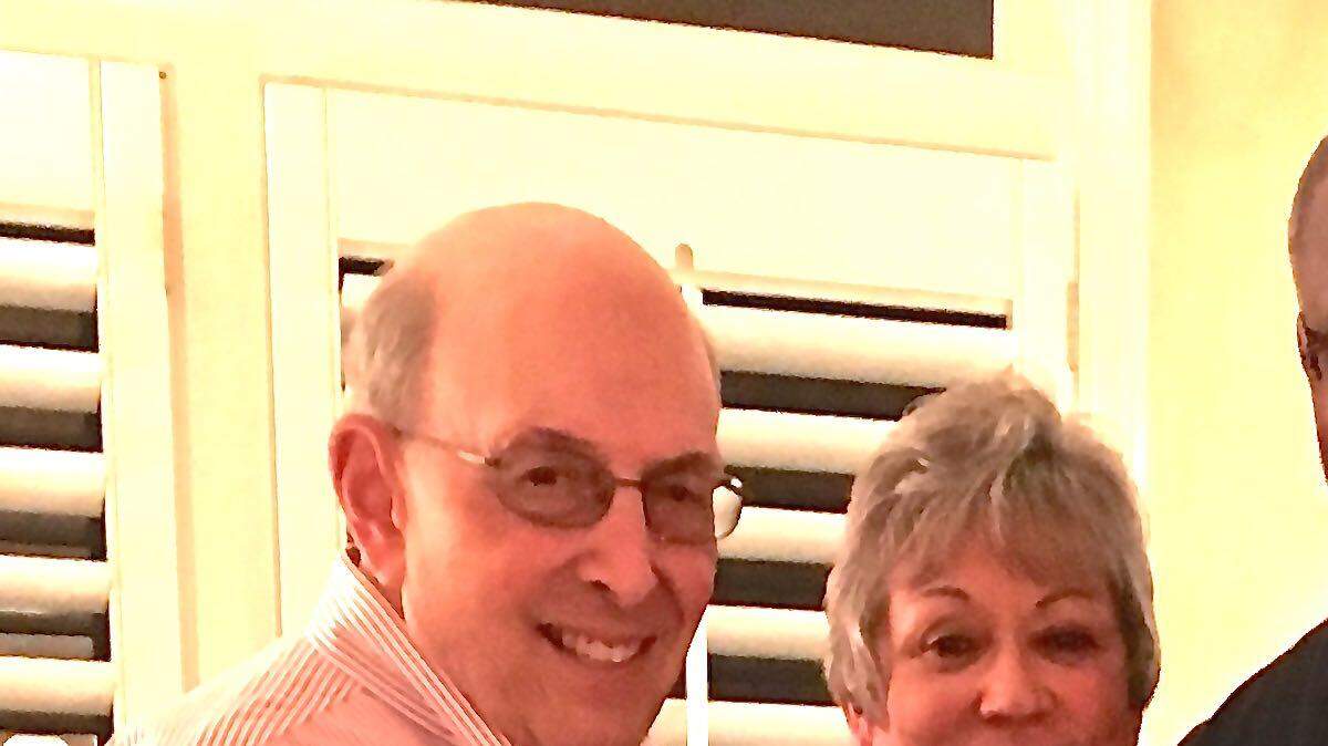 From left to right: Party Hosts, Pat & Lynda Laff, Chef, Troy Cage. 