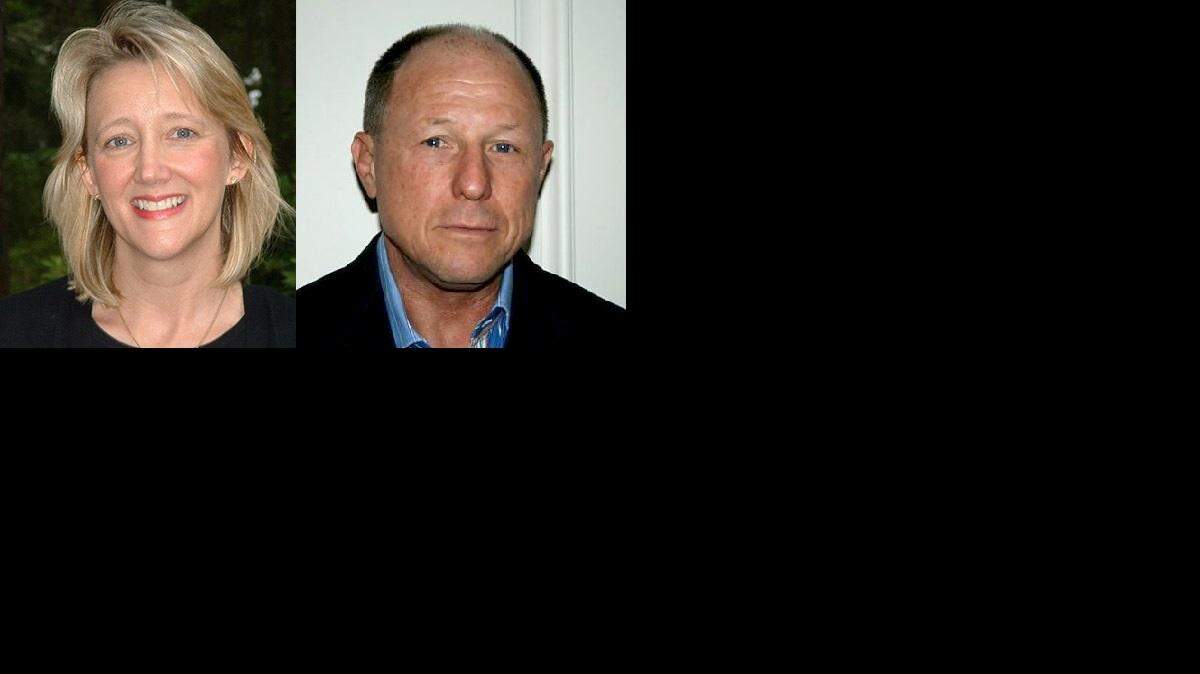Councilwoman Kim Likins and Skip Hoagland