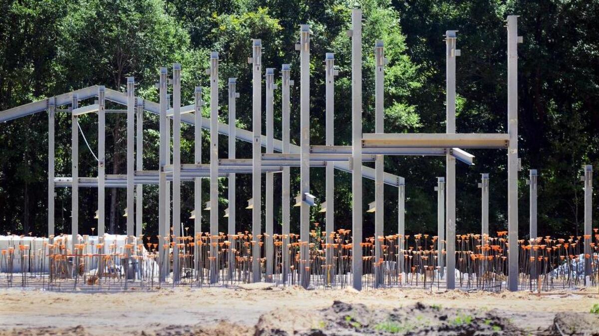 A Beaufort County School District school under construction.