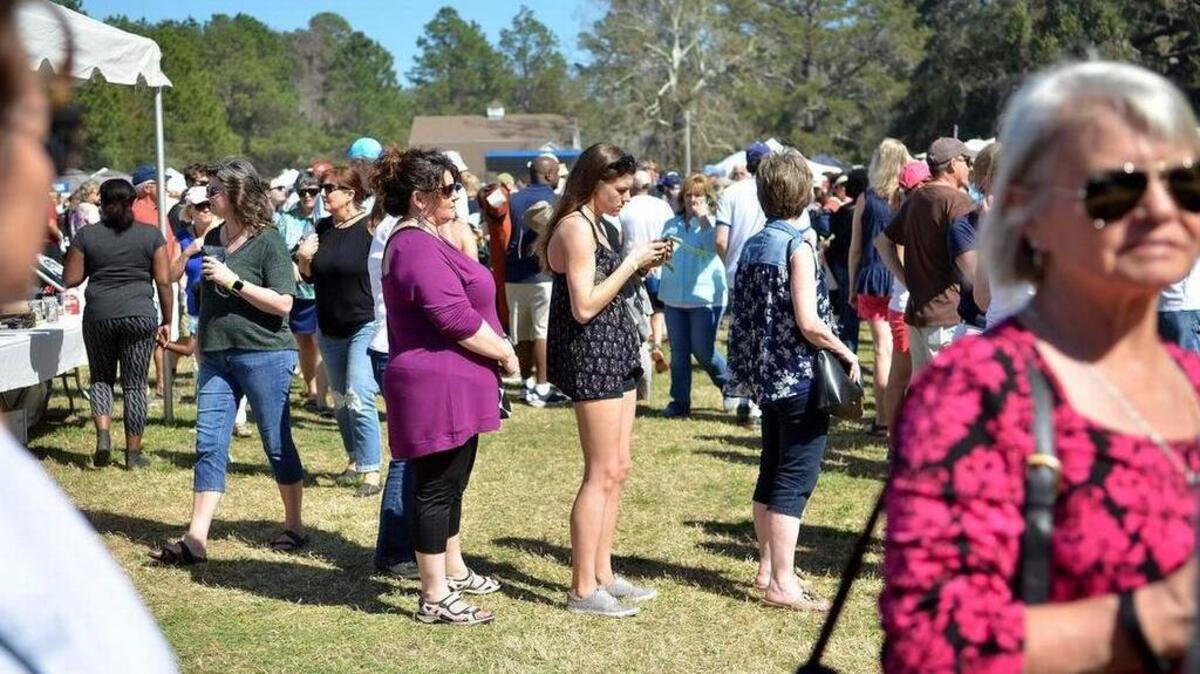 Seafood Festival at Honey Horn in 2018.