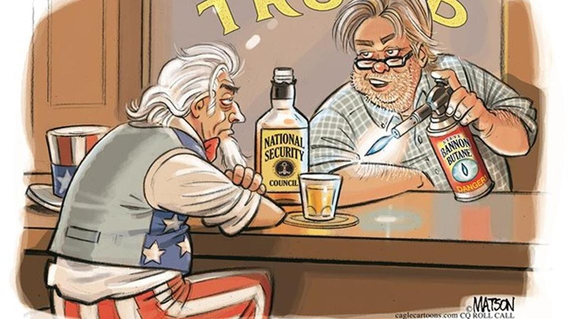 Steve Bannon is Trump’s conscience. Yikes.