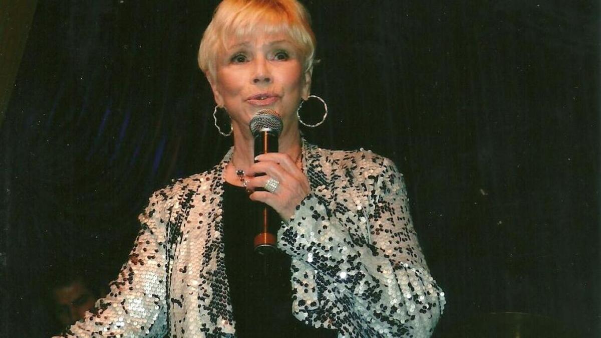 Lynn Roberts performing at The Jazz Corner on Hilton Head Island.
