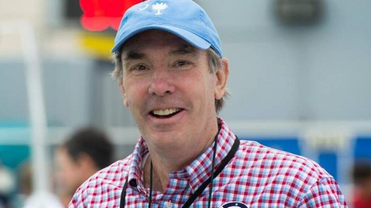 Chuck Wielgus as USA Swimming executive director in 2014.