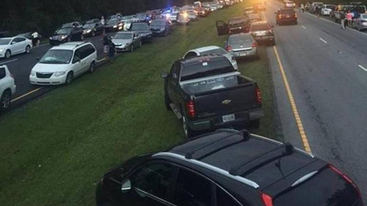 Hurricane warriors now know more about leaving — and what it may look like trying to get back home as seen in this photo of reentry to southern Beaufort County following Hurricane Matthew in October 2016.