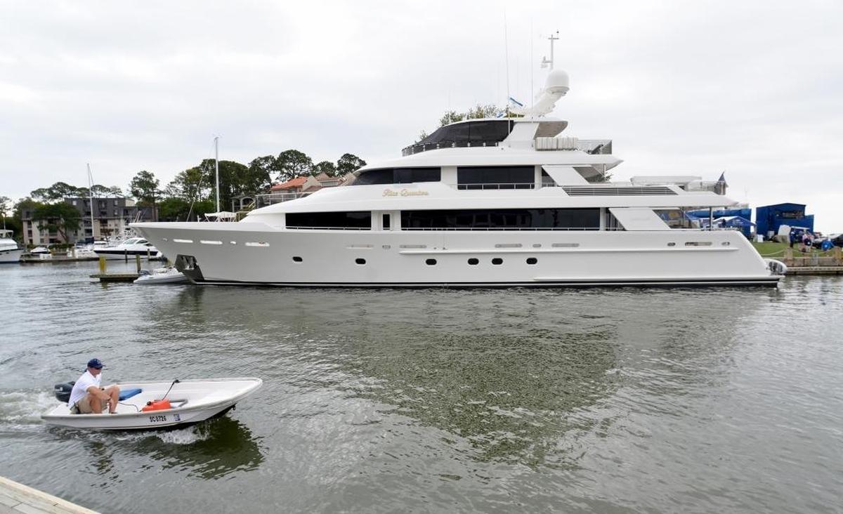 The Rice Quarters is a familiar sight at the Harbour Town Yacht Basin during the RBC Heritage Presented by Boeing.