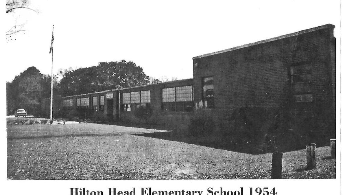 First consolidated Hilton Head Elementary School operated as a school from 1954 to 1975 on William Hilton Parkway in the Stoney community near Spanish Wells Road.