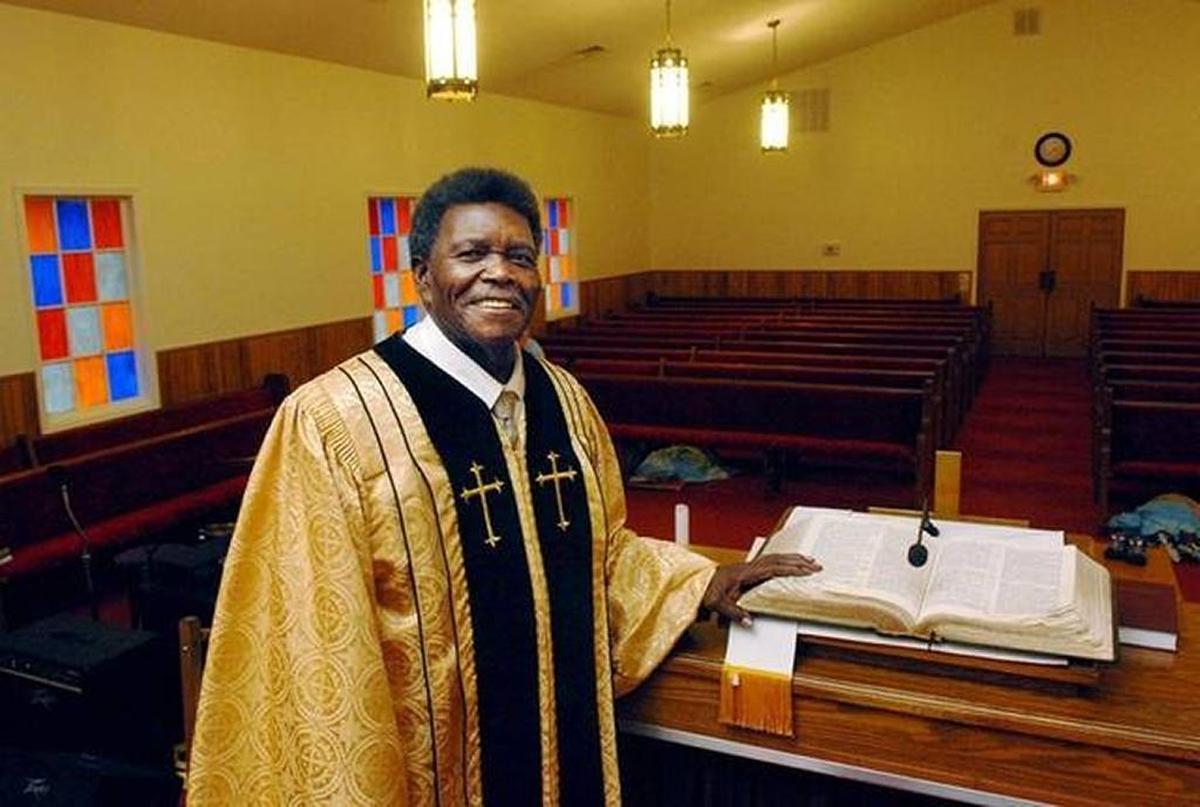 The Rev. Ben Williams at Mount Calvary Missionary Baptist Church on Hilton Head Island, where he was pastor for almost 42 years prior to his death on Nov. 14, 2016.