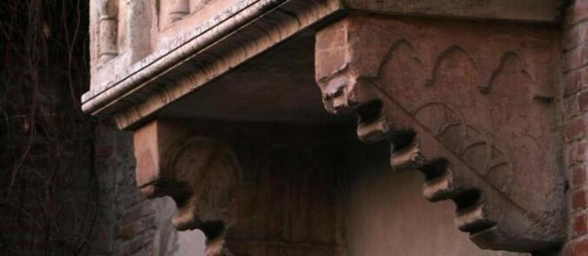 The balcony at Casa di Giulietta in Verona, Italy, that is said to have inspired William Shakespeare to write “Romeo and Juliet” in the late 1500s.