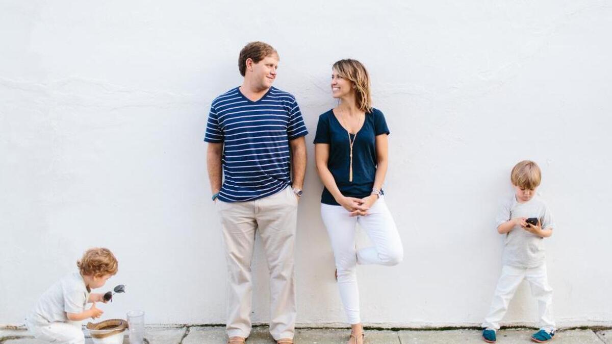 The Edwards family of Mount Pleasant, Ryan, Krystine and their kids, Channing, left, and Cooper, right, will star in “Charleston Charm,” which premieres on March 20 on HGTV.