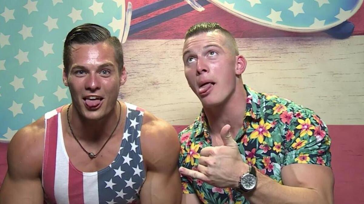 “Floribama Shore” star Jeremiah Buoni goofs around in the confessional with his brother, Josh.