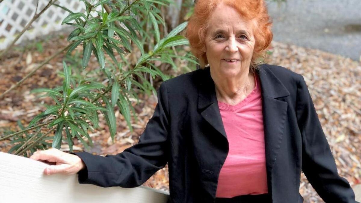 Fran Reed, 79, is pictured outside her Hilton Head Island villa in December 2017. Reed is a first-year student at Savannah Law School.