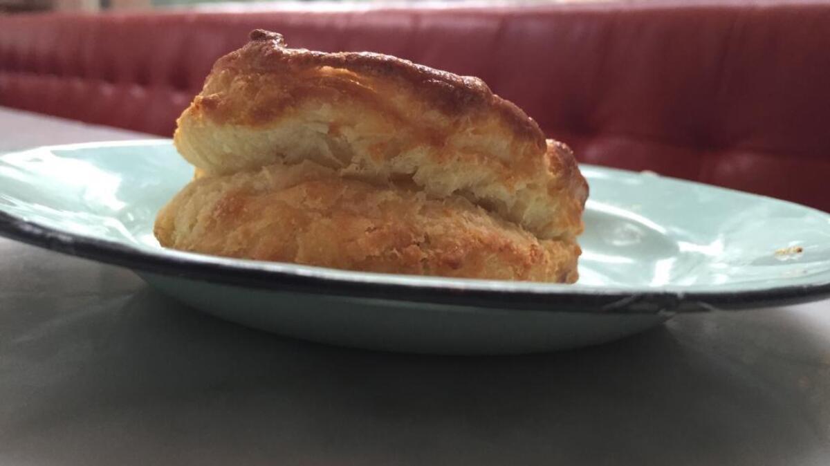 The Collins Quarter's biscuit is layered and light.
