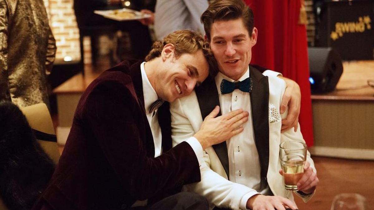 “Southern Charm” stars Shep Rose, left, and Craig Conover appear in a scene from the show’s season for finale.
