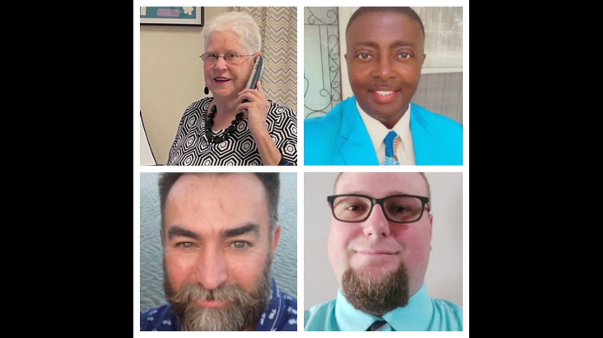 Candidates for two at-large seats on the Port Royal Town Council in Nov. 2, 2021 election, clockwise from top left: Mary Beth Heyward, Darryl Owens, Eddie Gugino and John Hazel.