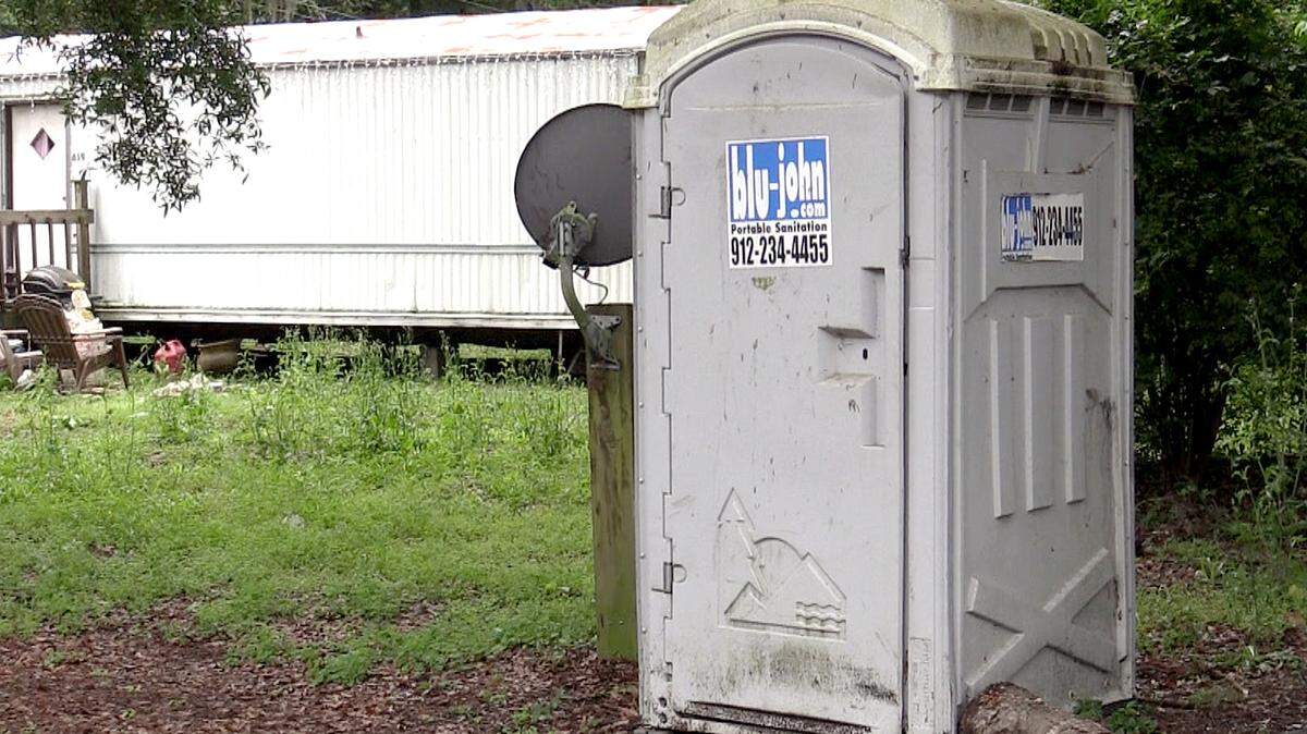 A file photo of a portable toilet.