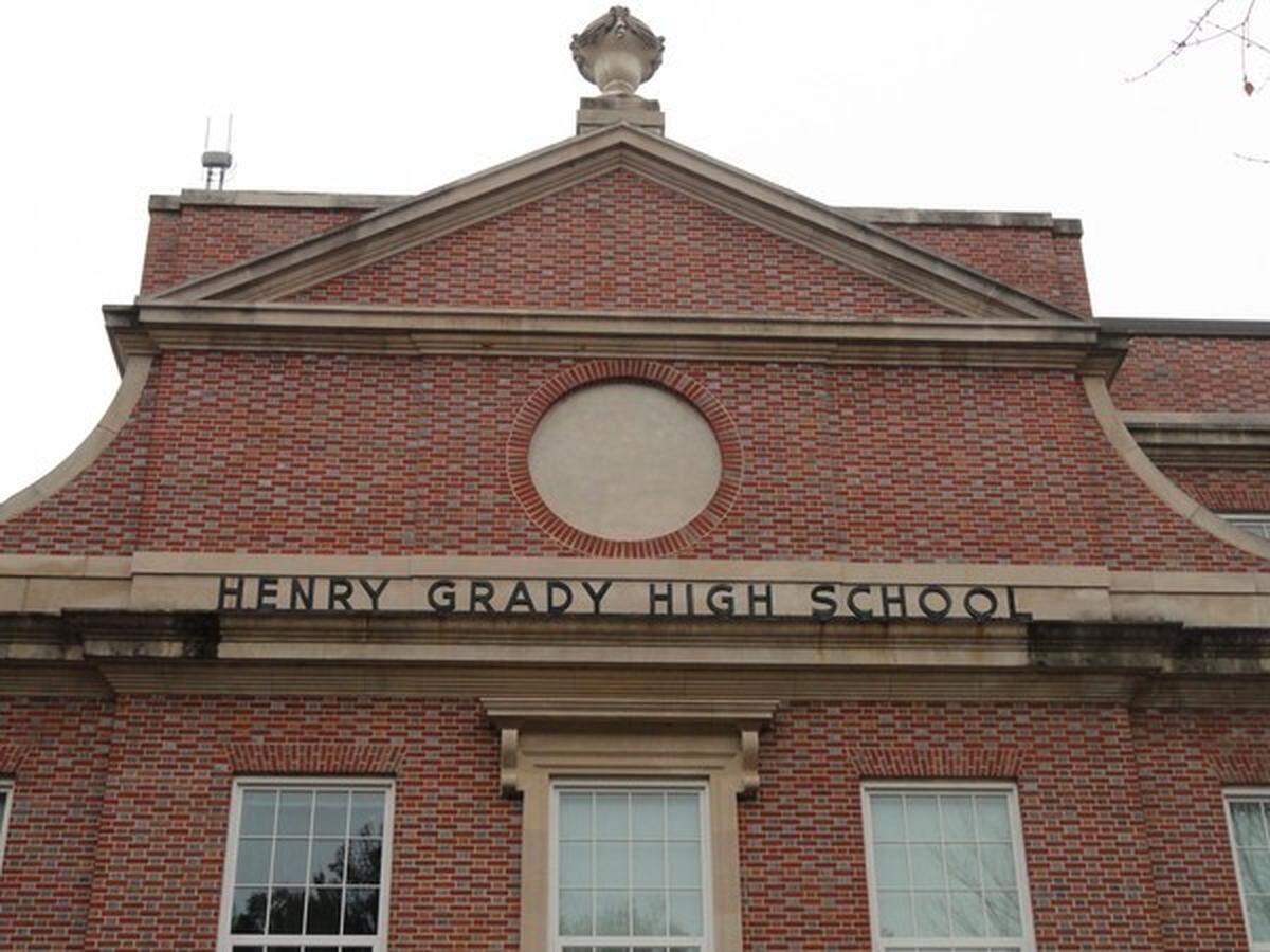 Dear old Henry W. Grady High School, across from Piedmont Park in the heart of Atlanta. The Atlanta Board of Education changed its name to Midtown High in 2021, citing white-supremacy writings of Henry W. Grady, a noted 19th century Atlanta newspaper editor and orator who pushed for a “New South” following the Civil War.