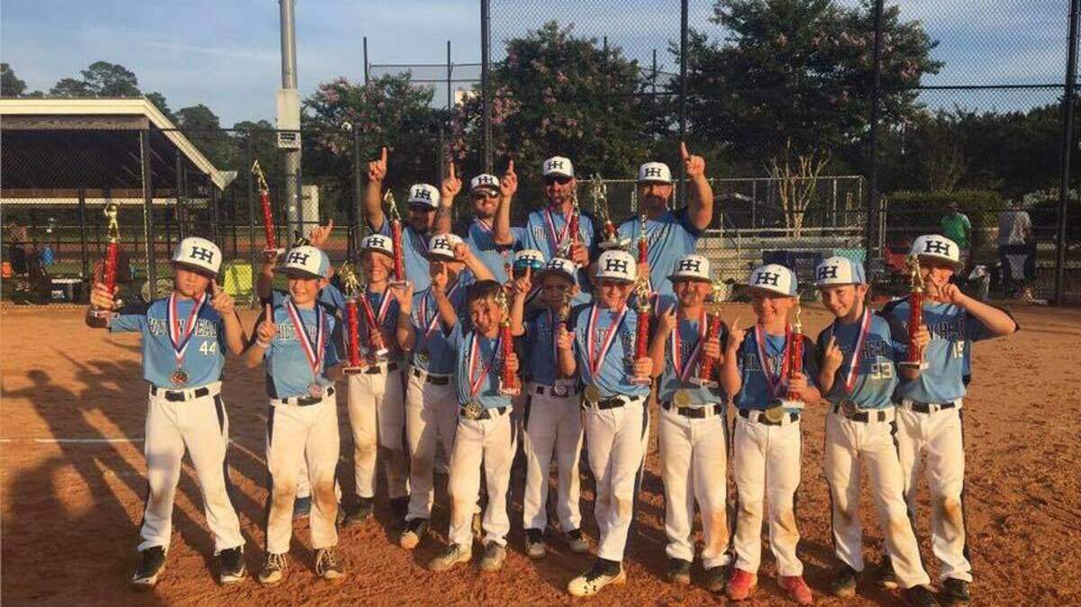 Hilton Head All-Stars won the District 8 machine-pitch championship June 18, 2018.