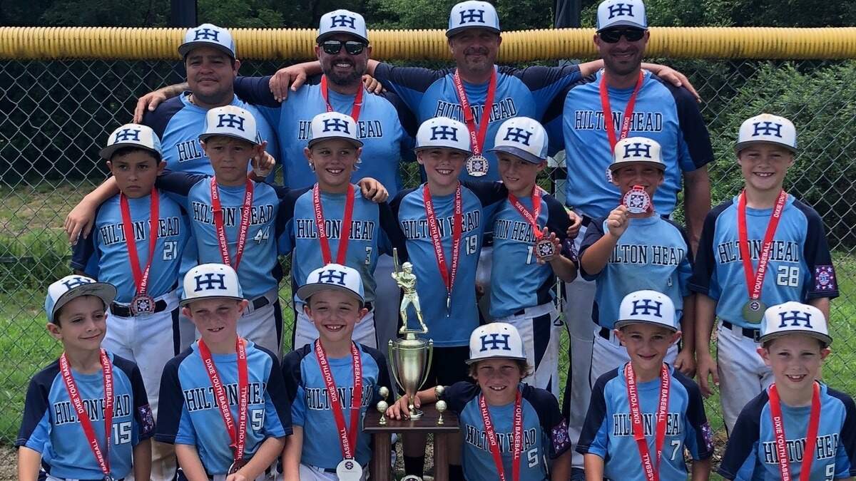 The Hilton Head 8U All-Stars won Dixie Youth AA Machine Pitch state tournament in Clemson.