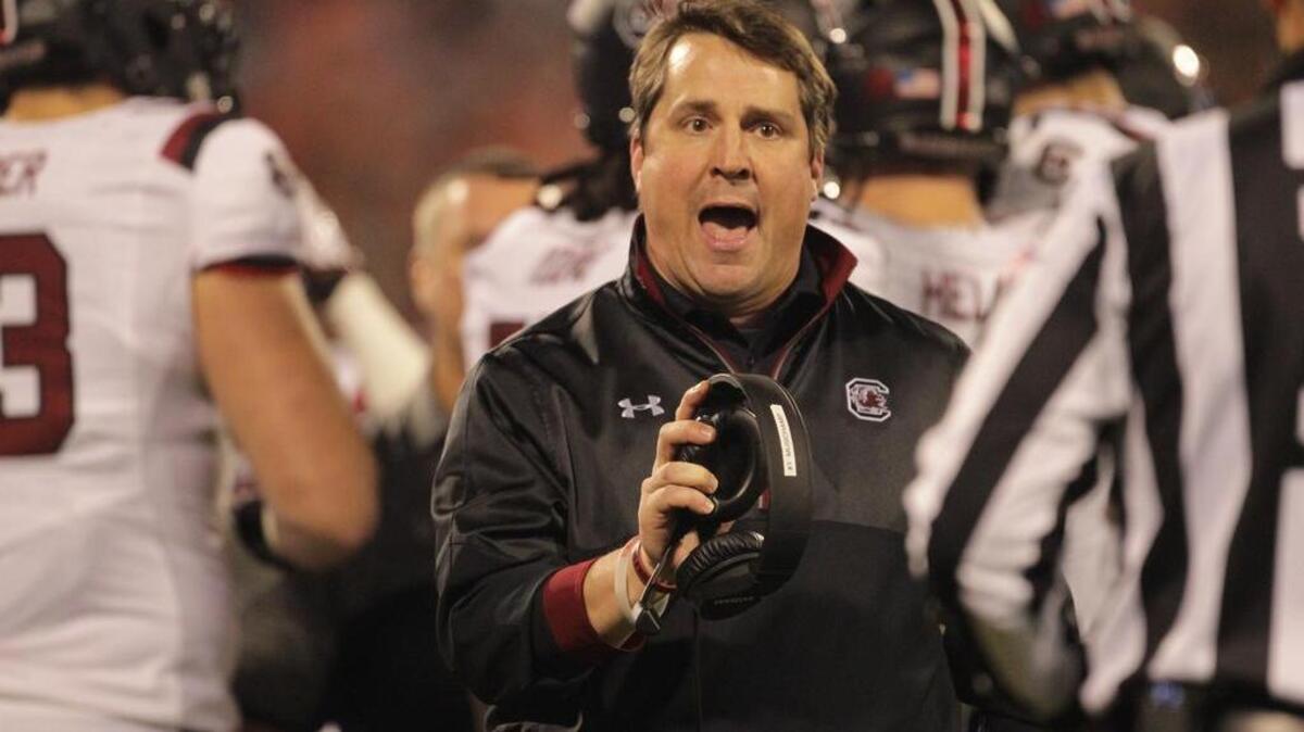South Carolina Gamecocks head coach Will Muschamp