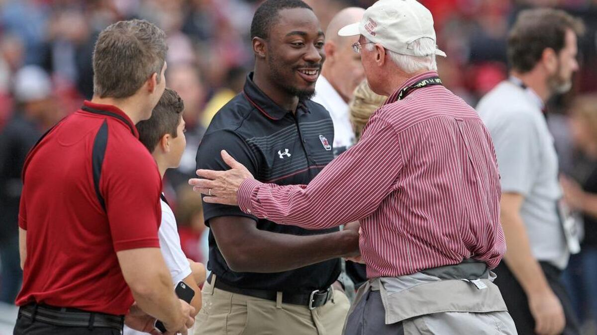South Carolina running back great Marcus Lattimore