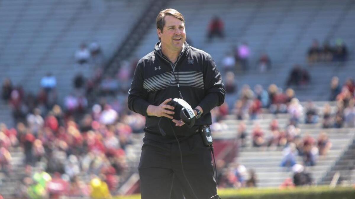 South Carolina coach Will Muschamp