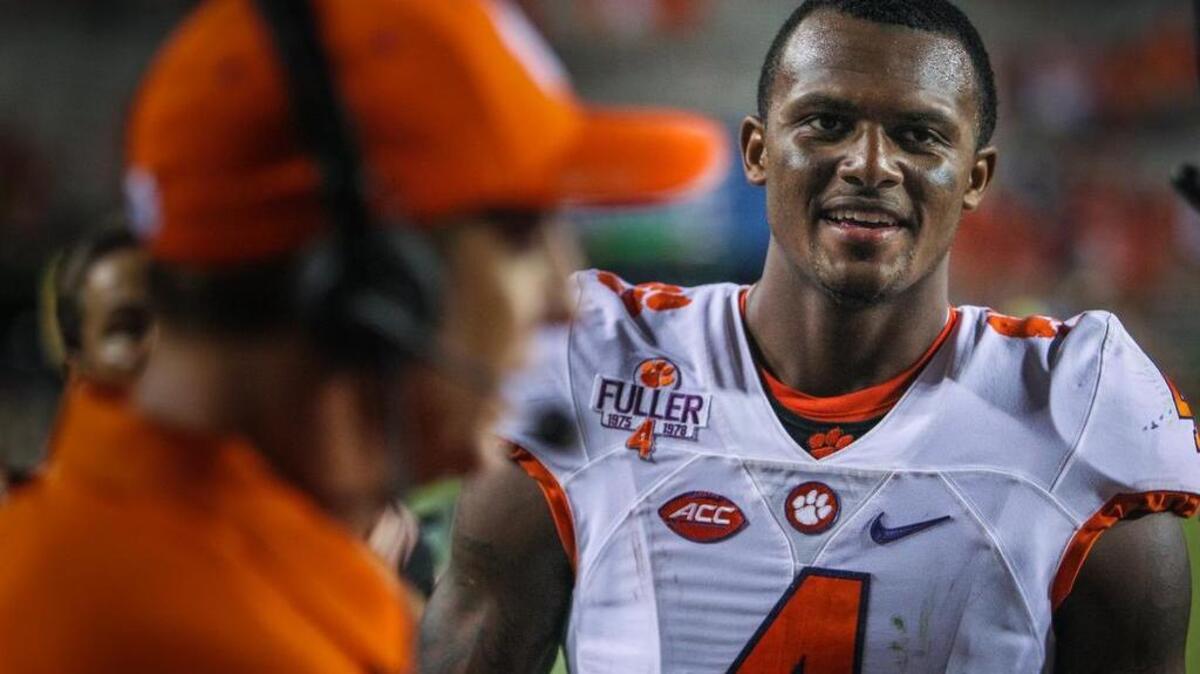 Clemson quarterback Deshaun Watson will try to lead the Tigers to their first win at Georgia Tech since 2003 on Thursday.