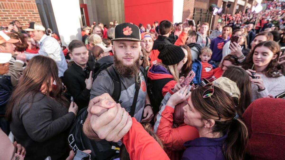 Clemson fans welcome home Ben Boulware and the 2017 College Football Playoff Champions