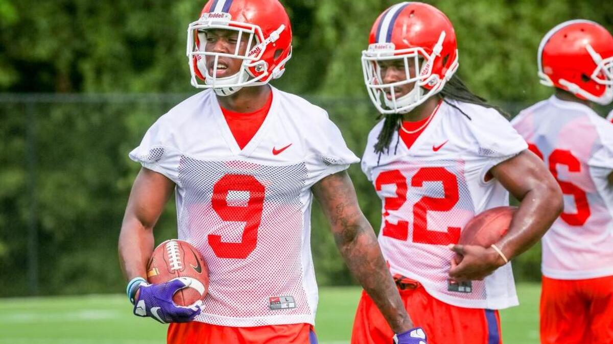 Clemson running back Wayne Gallman will miss practice this week after suffering a concussion against N.C. State.