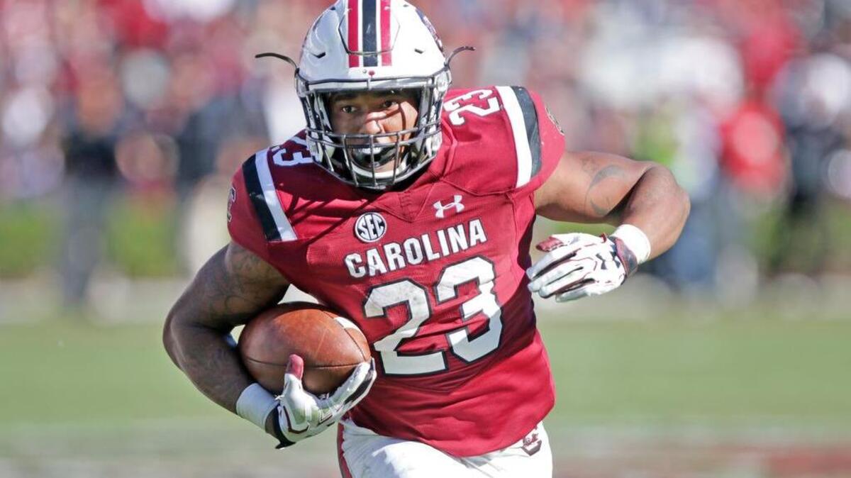 South Carolina freshman running back Rico Dowdle.