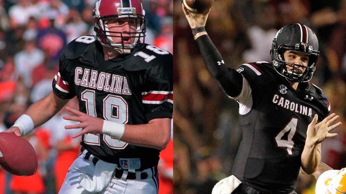 Steve Taneyhill and Jake Bentley