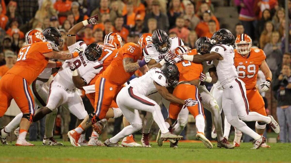 The issue of what is and isn’t said, or should be and shouldn’t be said, between competitors on the football field has been a topic of discussion since Saturday’s South Carolina vs. Clemson game.