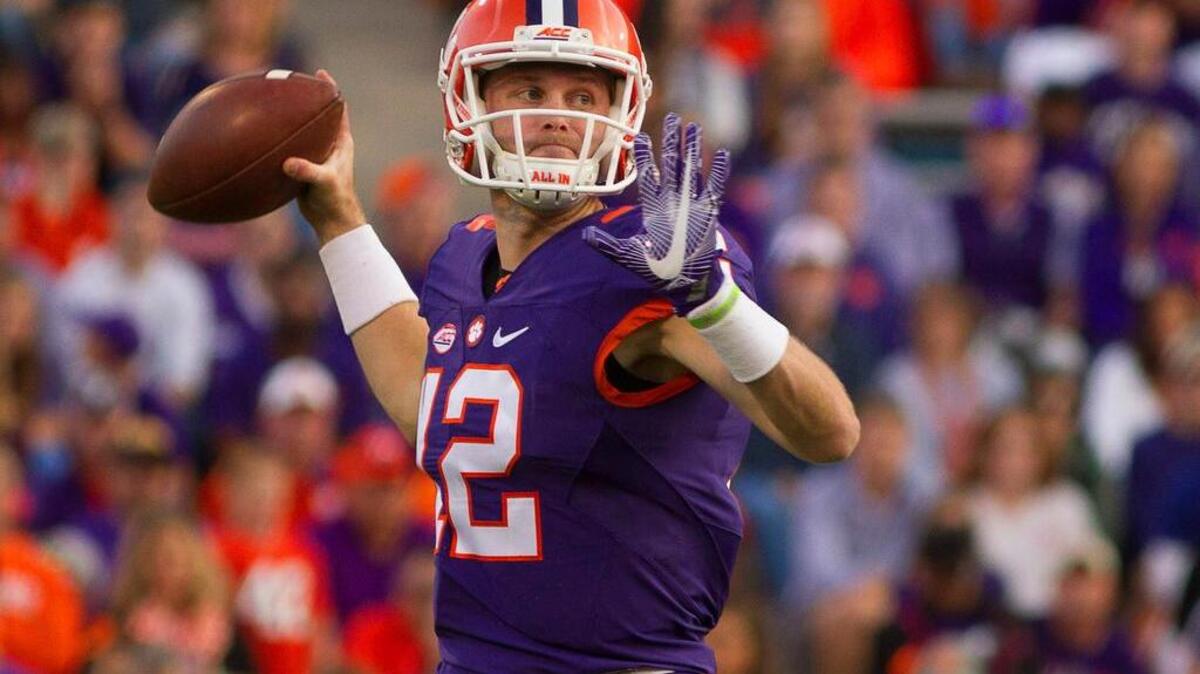 Nick Schuessler was impressive in Clemson’s dominant win over Syracuse on Saturday.
