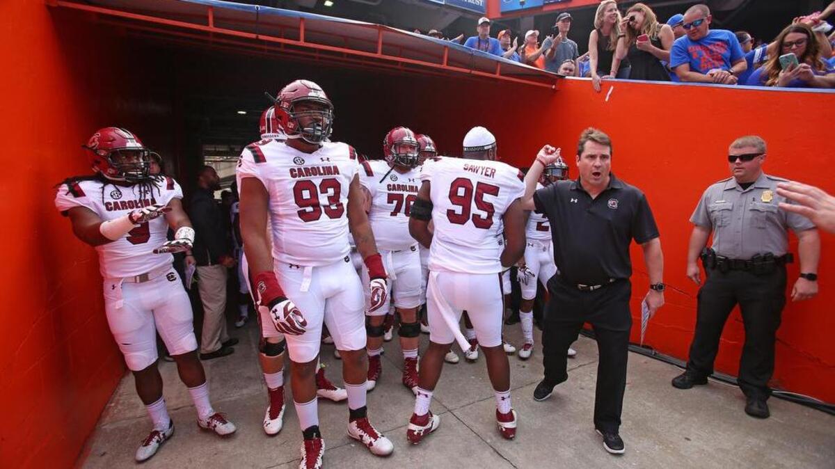 South Carolina coach Will Muschamp and the Gamecocks can become bowl eligible with a victory over Western Carolina on Saturday.