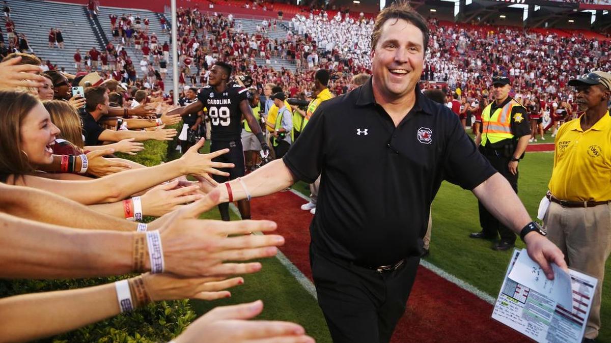South Carolina under Will Muschamp in his first year won six games after a three-win 2015 season.