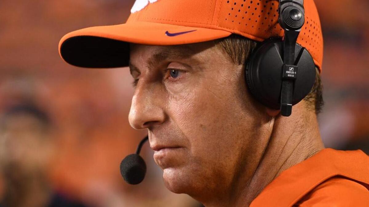 Tigers coach Dabo Swinney